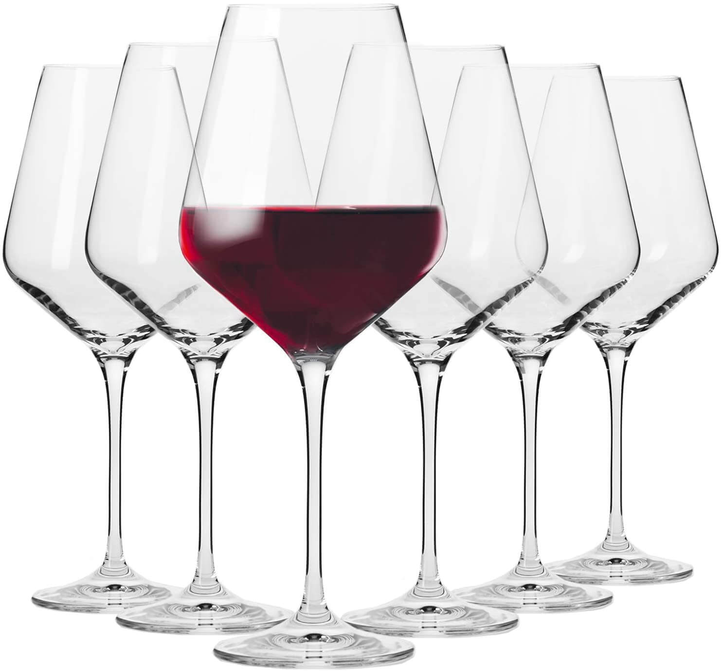 Diamond Shape Wine Glasses - 360 ml