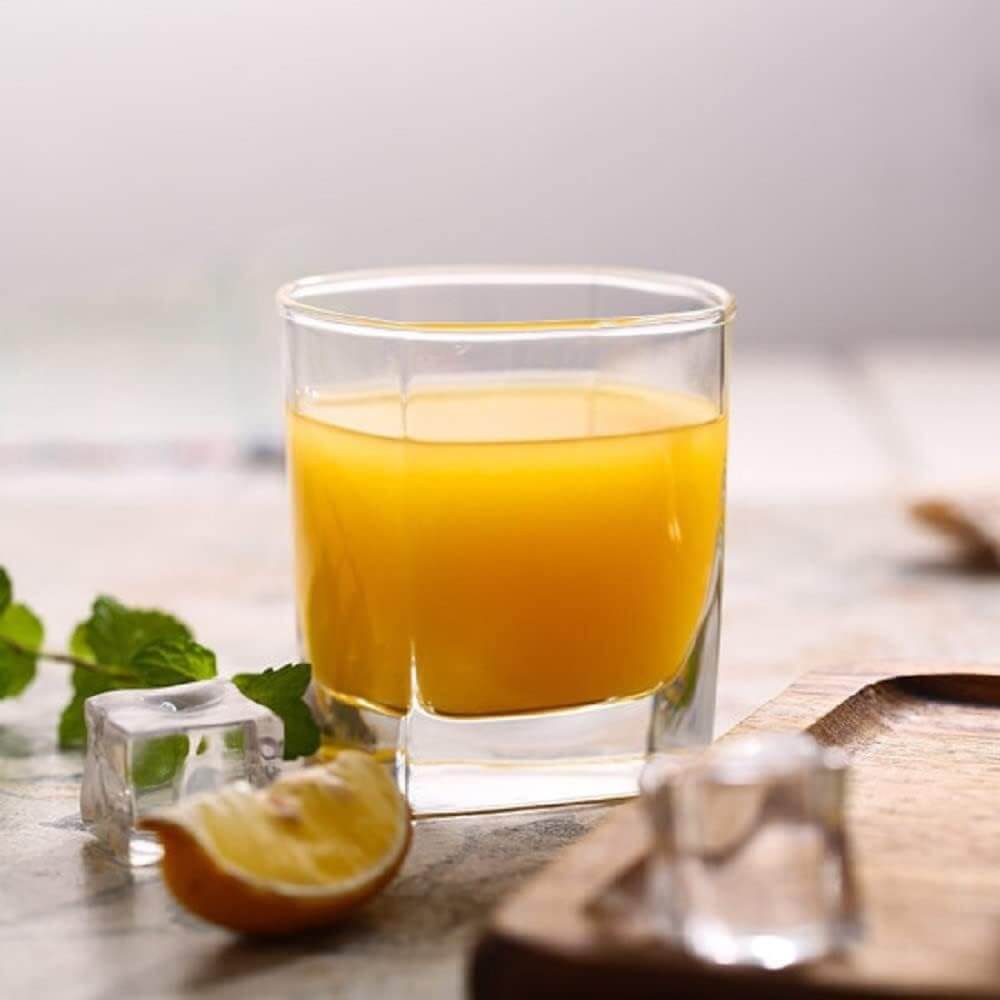 Crystal Square Shaped Glass for Juice - 250 ml