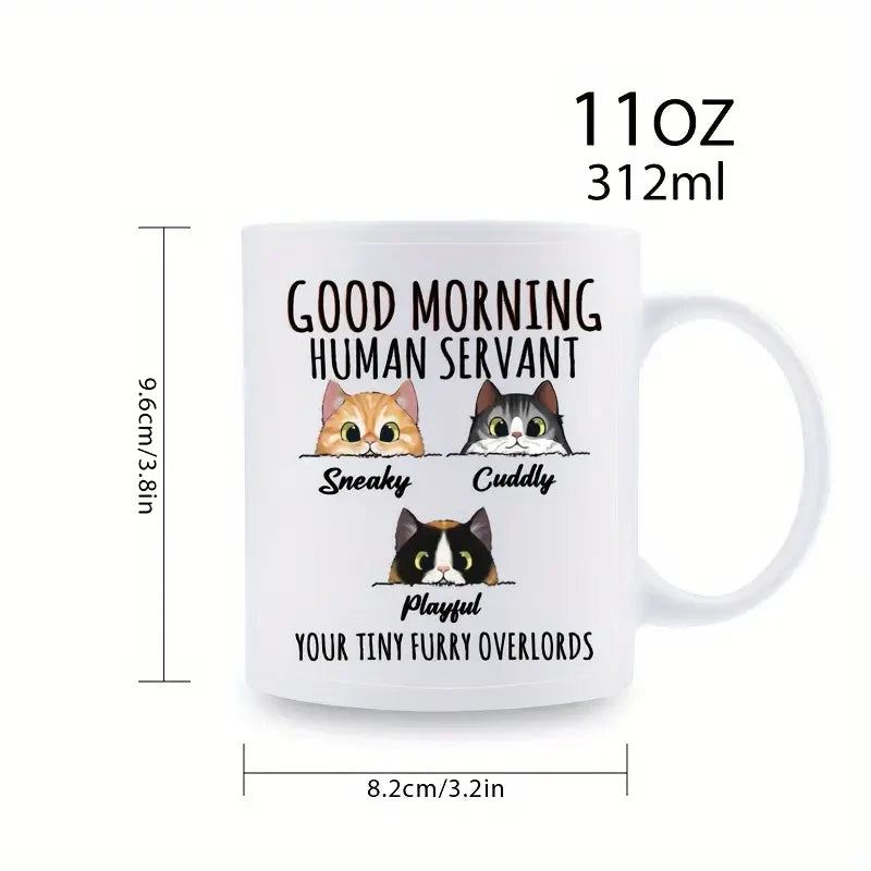 11 oz, 3A grade, Funny Mug, Cute Kitten Ceramic Mug, Ceramic Coffee Mug Gift