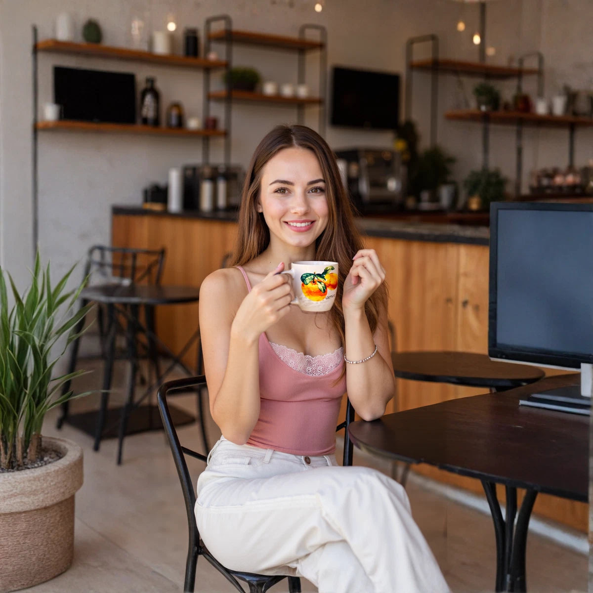 1 PCS Cute Ceramic Mug&Cup for coffee, tea, or hot chocolate