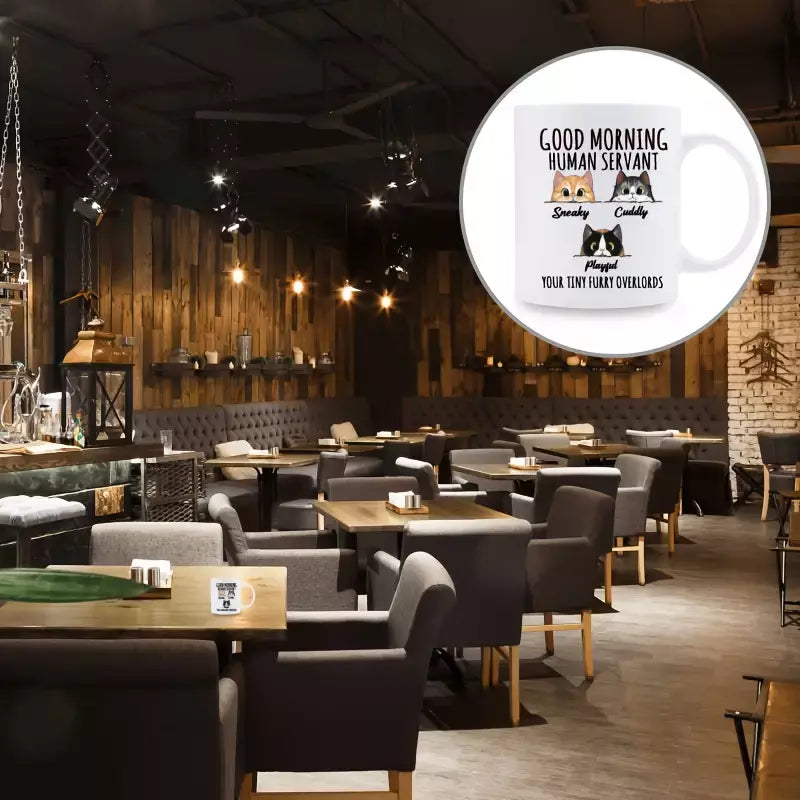 11 oz, 3A grade, Funny Mug, Cute Kitten Ceramic Mug, Ceramic Coffee Mug Gift