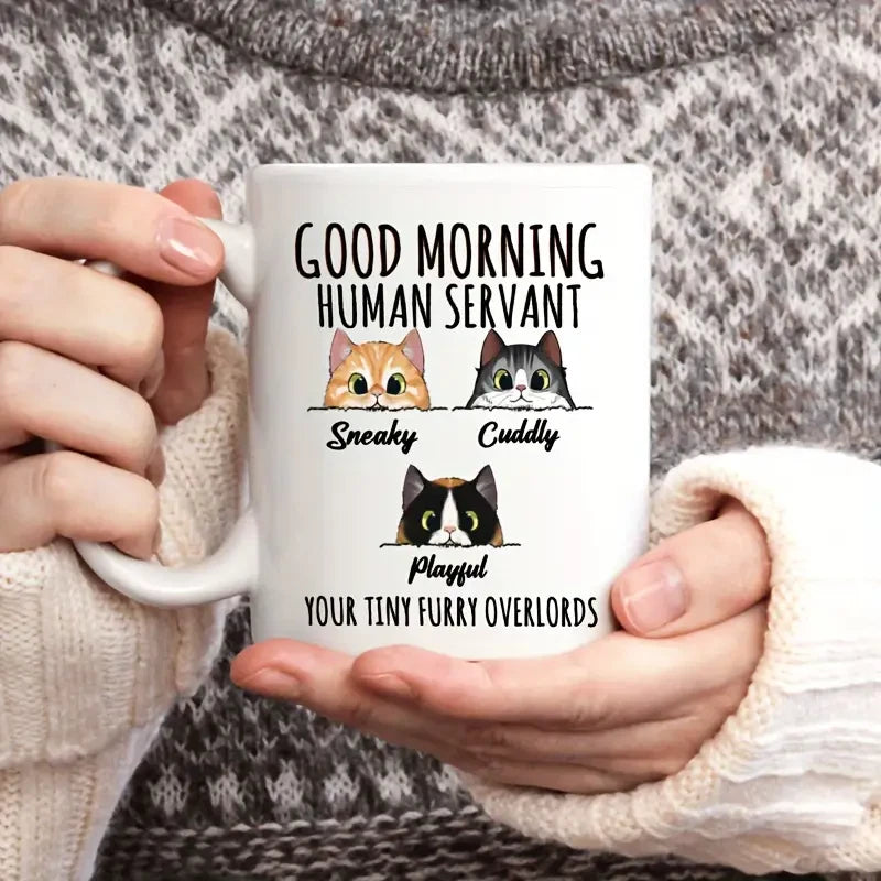 11 oz, 3A grade, Funny Mug, Cute Kitten Ceramic Mug, Ceramic Coffee Mug Gift