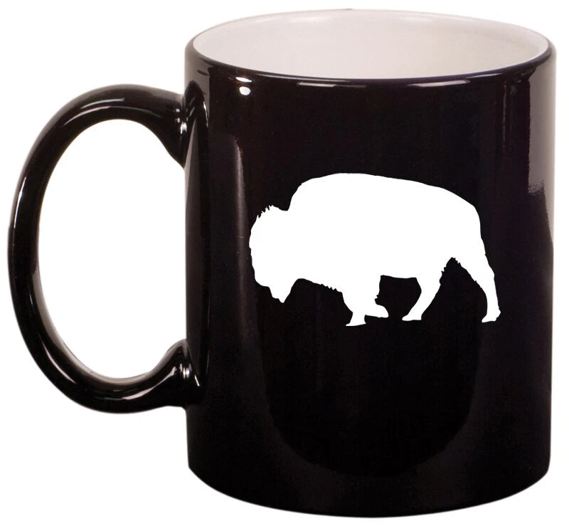 Ceramic Coffee Mug Cup Buffalo