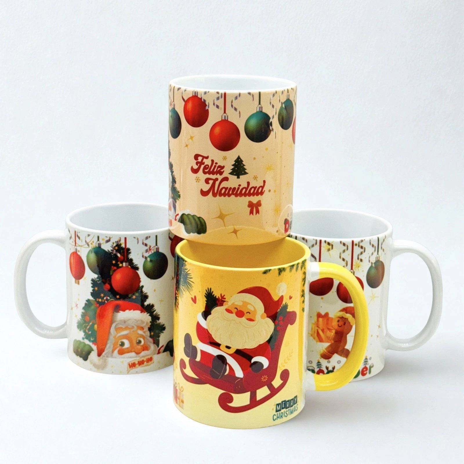 11 oz Ceramic Mugs for Coffee, Water, Milk, Personalized Mugs