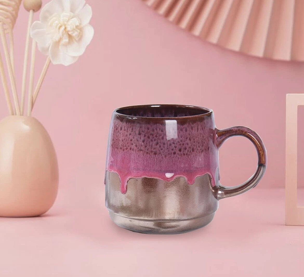 Large Ceramic Coffee Mug, Big Tea Cup for Office and Home, 21 Oz 1 PCS-pink