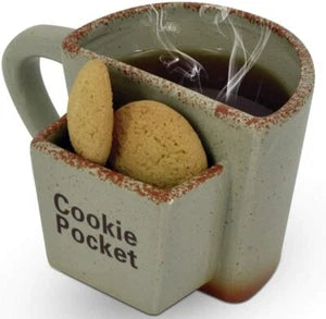 Cookie Coffee/Tea Mug with Cookie or Biscuit Pocket