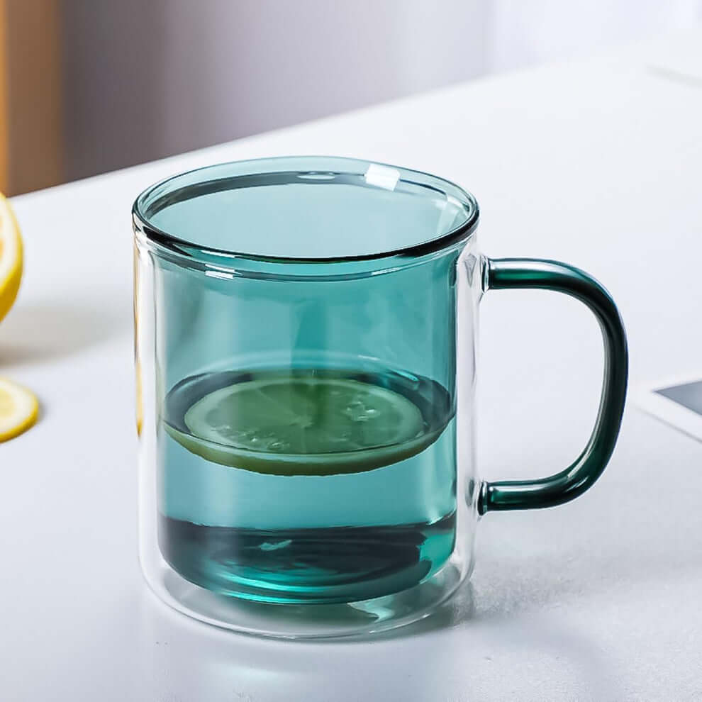 Double Walled Glass Coffee Mug - 250 ml